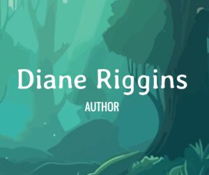 A teal and green misty forest.